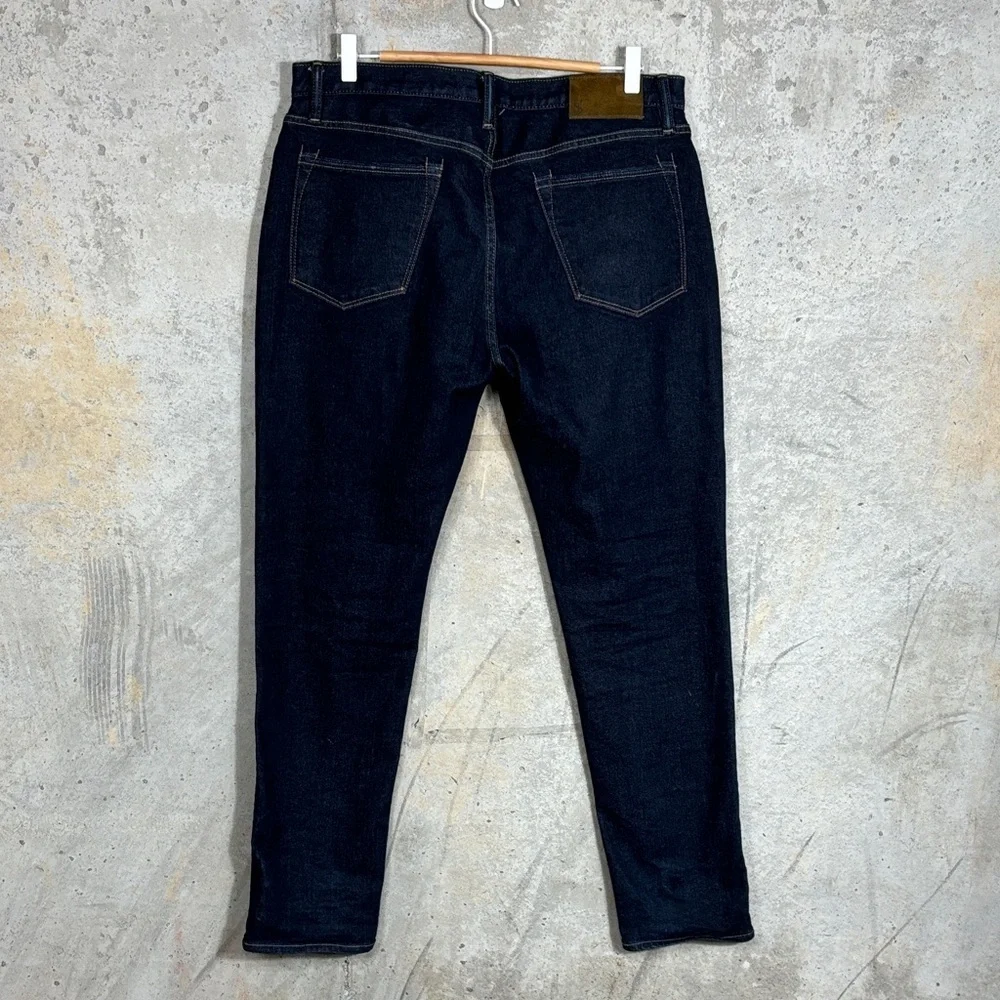 Todd Snyder Jeans Mens 35X32 Indigo Slim Fit Stretch Rinse Wash Denim 5-Pocket